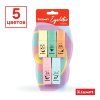 Набор текстовыделителей Luxor "Eyeliter Pastel" 1-4.5 мм, ассорти RE-4030P/5BC