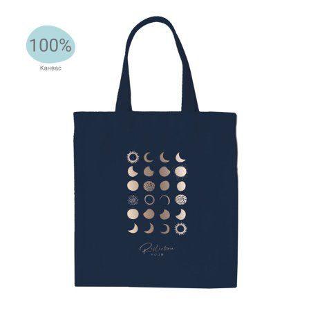 Сумка-шоппер MESHU "Moon" 33 x 40 см, канвас RE-MS_50137