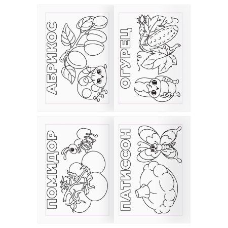 Раскраска А5 ТРИ СОВЫ "Во саду ли, в огороде" 16 стр. RE-РА5_56180