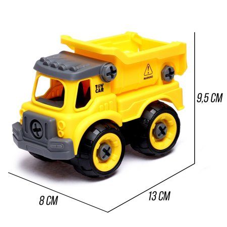 Конструктор винтовой "Самосвал" с отверткой SIM-7016003