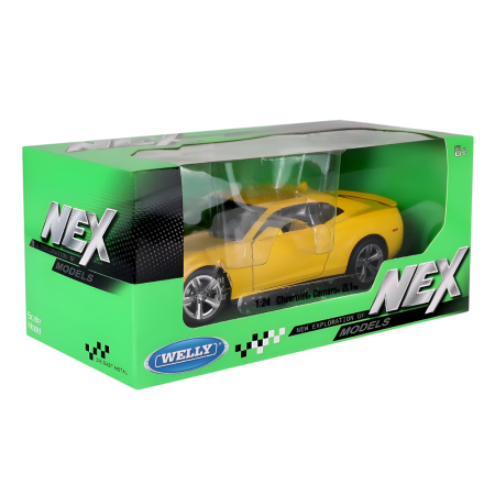 Машинка WELLY 1:24 Chevrolet Camaro ZL1, желтый IT-24042W
