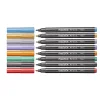 Набор перманентных маркеров Carioca "FineMarker" 8 цв 8 шт перо круглое 43162