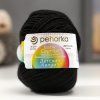 Пряжа Пехорская ПТ "Детский каприз" 50% мериносовая шерсть, 50% микрофибра 1 х 50 г 225 м №002 черный PEH-DET-CAP-002