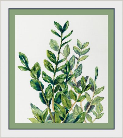 Набор для вышивания PANNA Замиокулькас 35 х 43.5 см C-7454