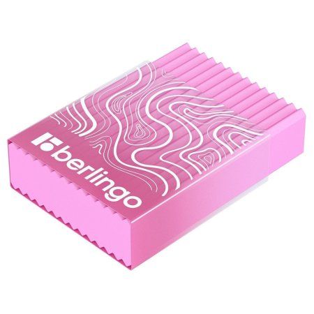 Ластик Berlingo "Gradient" прямоугольный 45 x 32 x 11 мм пластиковый кейс, Eco-Pvc RE-BLc_00840
