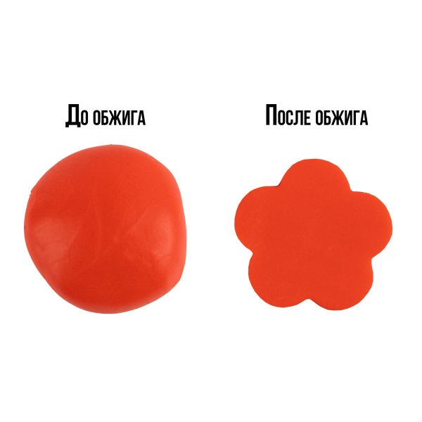 Полимерная глина CRAFT&CLAY 52 г №1080 красный мак CCH-52-1080