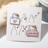 Набор значков "Котики" 2 шт, послание, цветные в чёрном металле SIM-9305711 Набор значков "Котики" 2 шт, послание, цветные в чёрном металле SIM-9305711