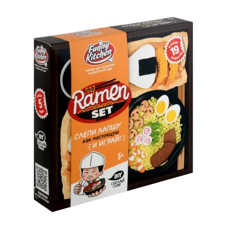 Набор для создания слайма "Slime лаборатория" Funny Kitchen. Ramen set, 5+ AS-SS500-40217