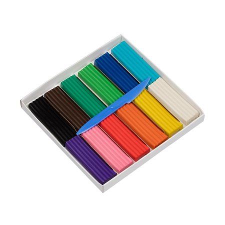 Пластилин классический "Лео" "Учись" 240 г 12 цв LMC-0112