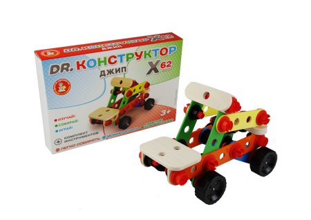 Конструктор деревянный Десятое Королевство "Джип" KOR-02183