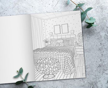 Раскраска-антистресс ФРЕЯ "Дизайн интерьеров" 21 x 29.7 см FCP-04 Раскраска-антистресс ФРЕЯ "Дизайн интерьеров" 21 x 29.7 см FCP-04