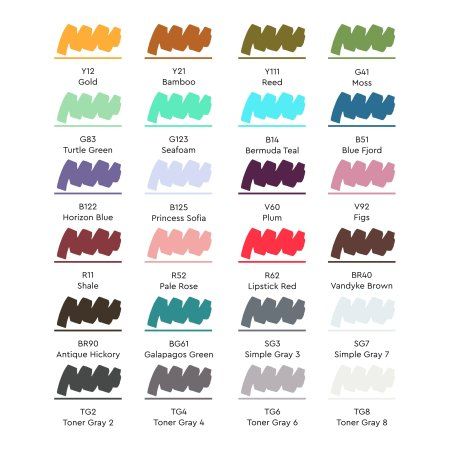 Набор маркеров SKETCHMARKER Universal 24 шт + сумка органайзер MPSM-24UNI