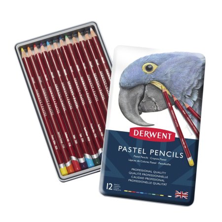 Набор пастельных карандашей DERWENT Pastel 12 цв, в мет.коробке D-32991