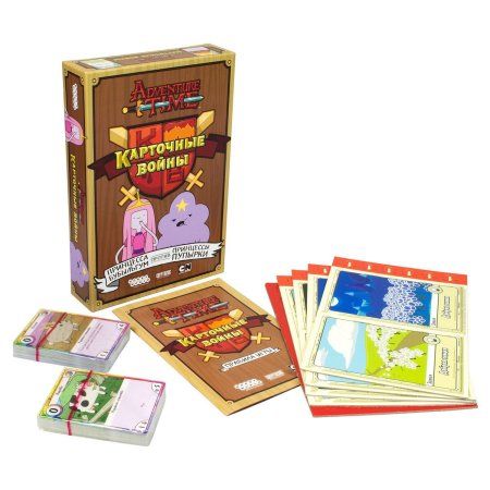 Настольная игра: Время приключений. Карточные войны. Принцесса Бубыльгум против Принцессы Пупырки MAG1709