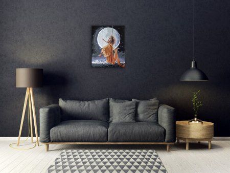 Набор для раскрашивания по номерам (с поталью) ФРЕЯ 50 х 40 см "Лунная элегия" PNB/PLPT-172