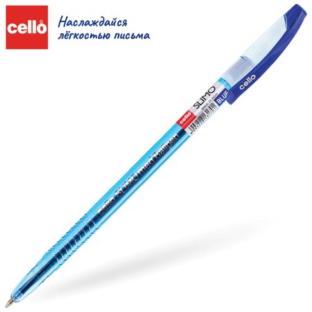 Ручка шариковая Cello "Slimo" 1 мм 1 шт цвет чернил: синий RE-1665
