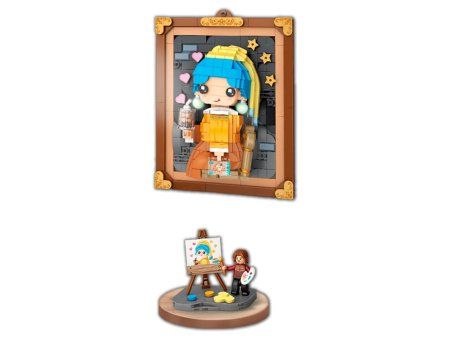 Конструктор LOZ "Девушка с жемчужной сережкой" IT-1287_MK