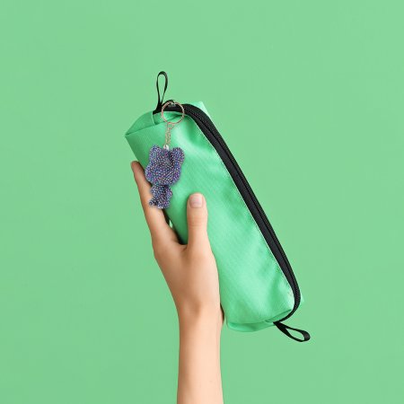 Кристальная (алмазная) мозаика ФРЕЯ брелок "Фиолетовый мишка" 5.5 х 6.5 см ALVF-005