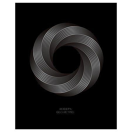 Тетрадь 48л. A5 клетка Greenwich Line "Modern geometric" 70 г/м2 мат. ламинация, тиснение фольгой RE-N5I48-47911