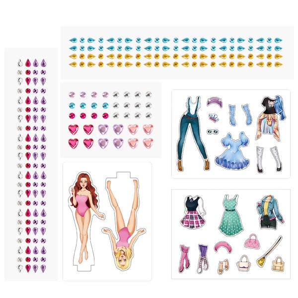 3D пазл CubicFun Серия "Домики" Торговый центр суперзвезды, с наклейками, стразами и магнитным декором, 157 деталей UT-E1617h