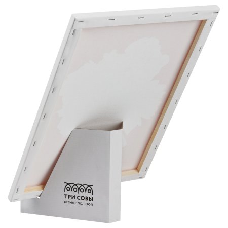 Картина по номерам на холсте с глиттером ТРИ СОВЫ "Тайна взгляда" 30 x 40 см с акриловыми красками и кистями RE-КХг3040_57054