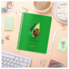 Дневник 1-11 кл. 48л. MESHU "Avocadreams" (твердый) иск. кожа, УФ-печать с глиттером, тиснение фольгой, тон. блок, ляссе RE-MS_49358