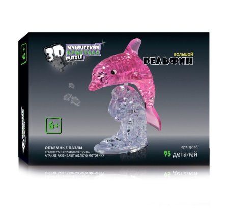 ЗD Crystal Puzzle Дельфин XL UD-9028