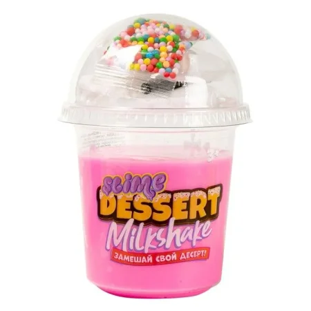 Слайм Slime "Dessert Milkshake" розовый, 3+ AS-SLM136