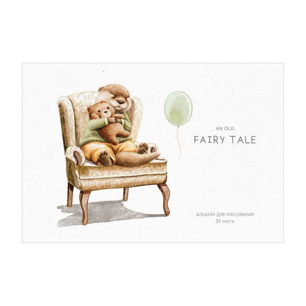 Альбом для рисования 32л. A4 BG "Fairy tale" на скрепке RE-АР4ск32 12012