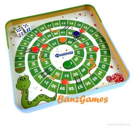 Магнитная игра Бумбарам "Змеи и лестницы" RE-IM-1003