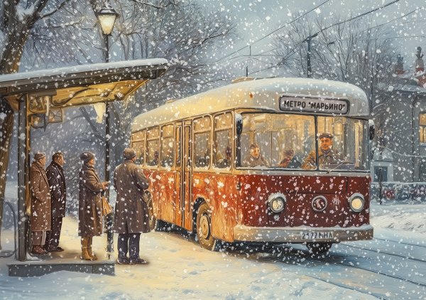 Пазл 1000 элементов ФРЕЯ "Родной маршрут" PZL-1000/87