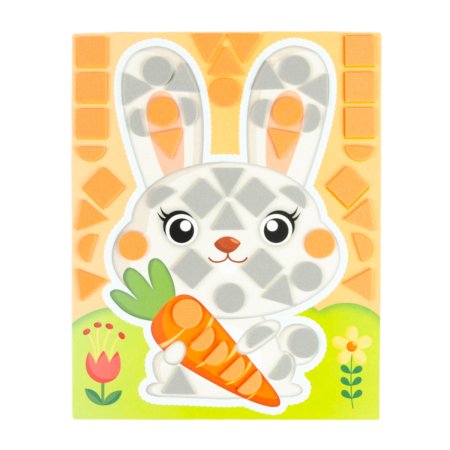 Аппликация "Зайчик" 76 деталей  KOR-03813