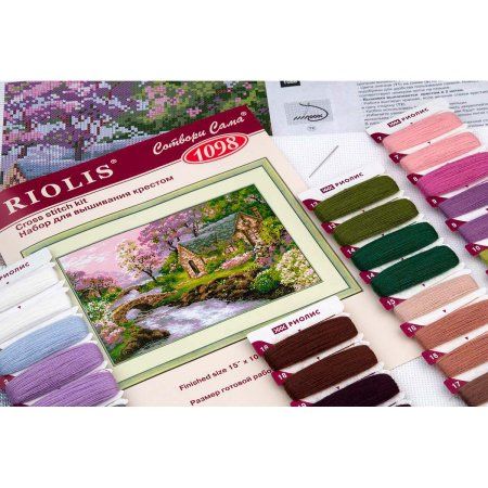 Набор для вышивания RIOLIS Сотвори Сама. Весенний пейзаж 38 x 26 см 1098