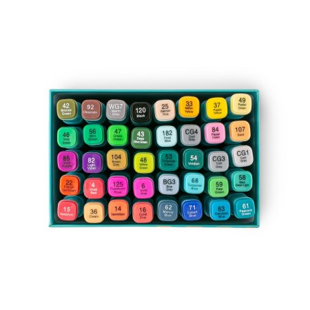 Набор спиртовых маркеров Стихия 40 цв NP-ST07001