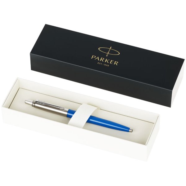 Ручка шариковая PARKER "Jotter Originals Blue Chrom CT" синяя, 1.0 мм, кнопочн., подарочная упаковка RE-2111181