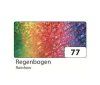 Фольга голографическая самоклеящаяся FOLIA 40 см x 1 м, 1 шт, 77 Rainbow/радужный FL-310/77