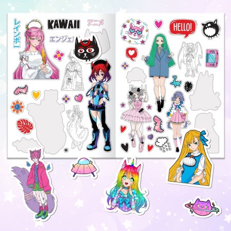 Альбом с наклейками "Аниме" SIM-9240370