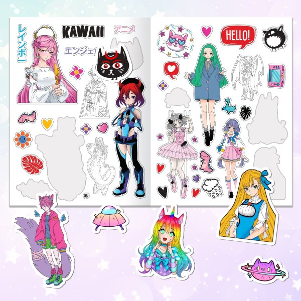 Альбом с наклейками "Аниме" SIM-9240370