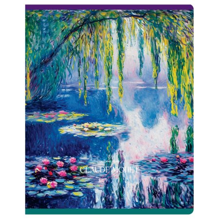 Тетрадь 48л. A5 клетка Greenwich Line "Scenery" матовая ламинация, тиснение фольгой, 70 г/м2 RE-N5c48-58440