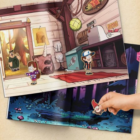 Наклейки "Гравити Фолз" стикербук 80 стикеров SIM-9716593