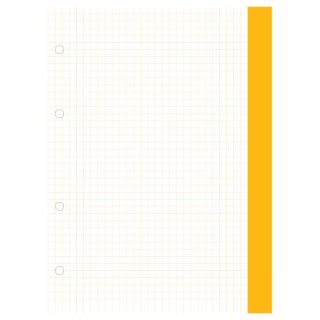 Сменный блок 120л. A4 BG, белый с цветными краями, пленка т/у, с вкладышем RE-СБ4ту120_ц_12355