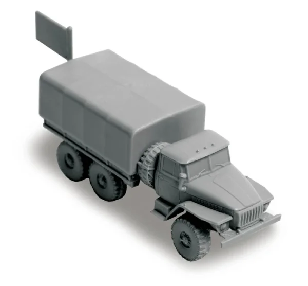 Сборная модель: Советский армейский грузовик "Урал" 4320, З-7417