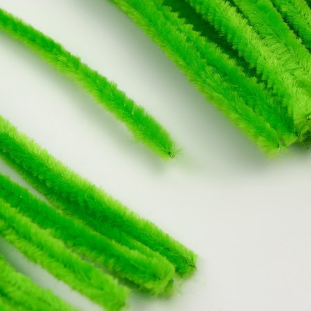 Проволока синельная 0.6 x 30 см 50 шт зелёный SIM-9768556