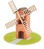 Строительный набор Teifoc "Ветряная мельница" TT-TEI4040
