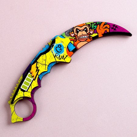 Нож деревянный Керамбит 19 х 4 см SIM-9624265