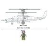 Конструктор Модельки "Вертолет "Черная акула" 330 деталей SIM-9590283