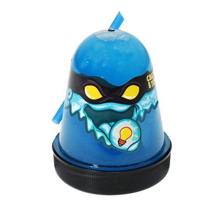 Слайм Slime "Ninja" синий светится в темноте 130 г AS-S130-20