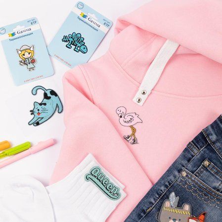 Термоаппликация GAMMA №02 1 шт Звезда 5.5 х 5.5 см ETF-01-224