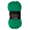 Пряжа ALPINA Anabel 100% мерсеризованный хлопок 1 х 50 г 120 ± 6 м №015 яр.зелёный ALP-ANA-015