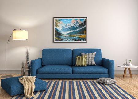 Пазл 2000 элементов ФРЕЯ "Горный пейзаж с рекой" PZL-2000/42